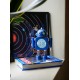 Steepletone Robot Time Clip Children's Bedside Clock & Alarm Clock